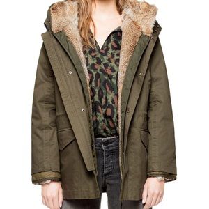 Women's Green Kinian Deluxe Fur-lined Parka